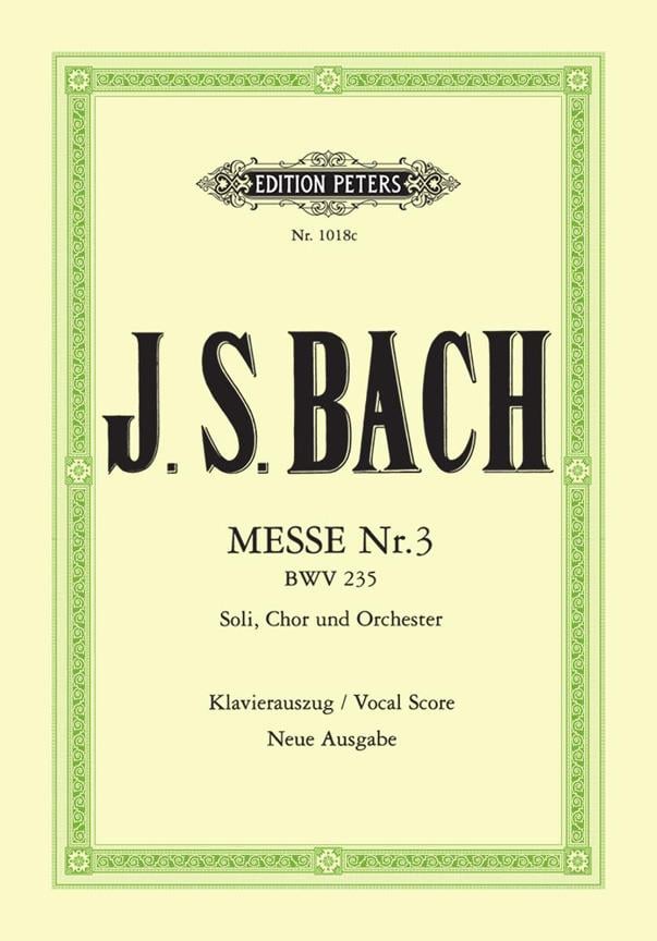 Mass No.3 in G minor BWV 235